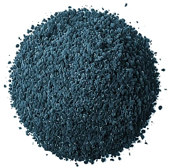 резиновая крошка, фракция 1 мм., синяя